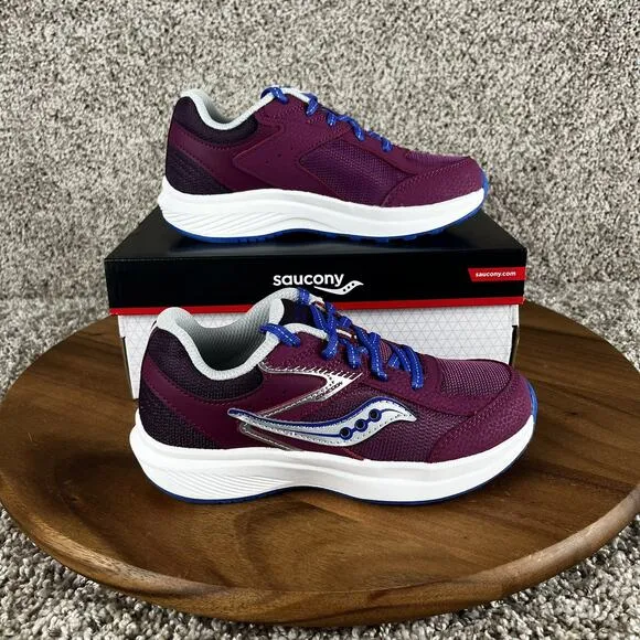 Saucony Kids Size 1 (big kid) Cohesion KDZ / PLUM Shoe Sneakers Children Unisex