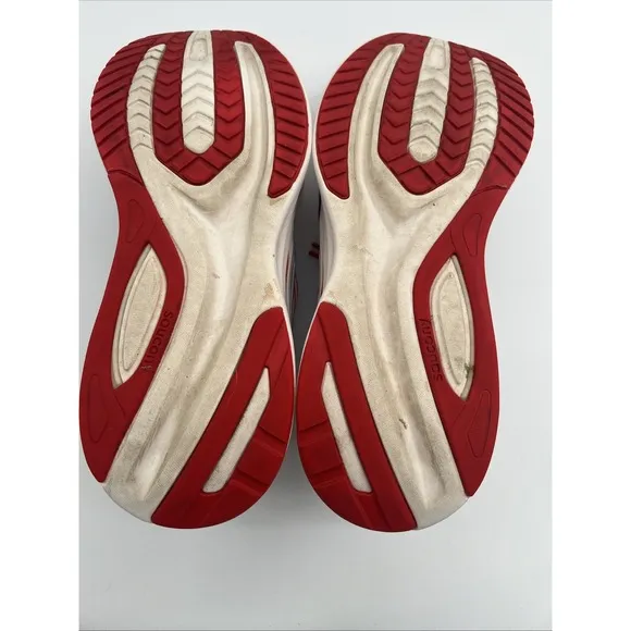 Saucony Mens Guide 15 S20684-35 Red/White/Blue Running Shoes Sneakers Size 11.5