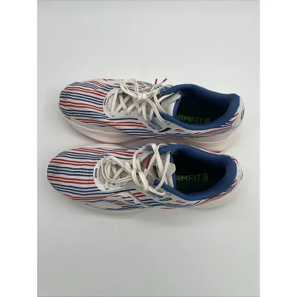 Saucony Mens Guide 15 S20684-35 Red/White/Blue Running Shoes Sneakers Size 11.5