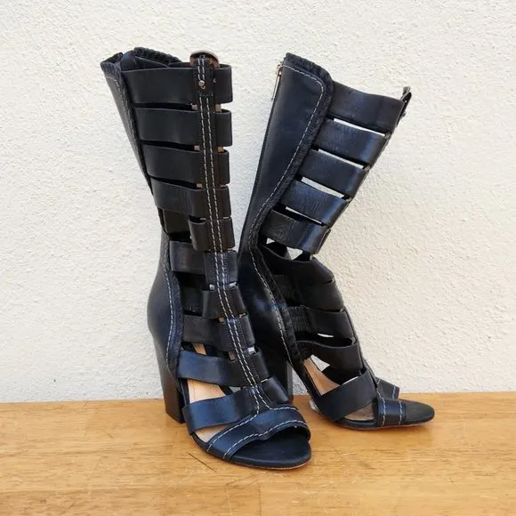 Schutz Celestre Caged Gladiator Boots