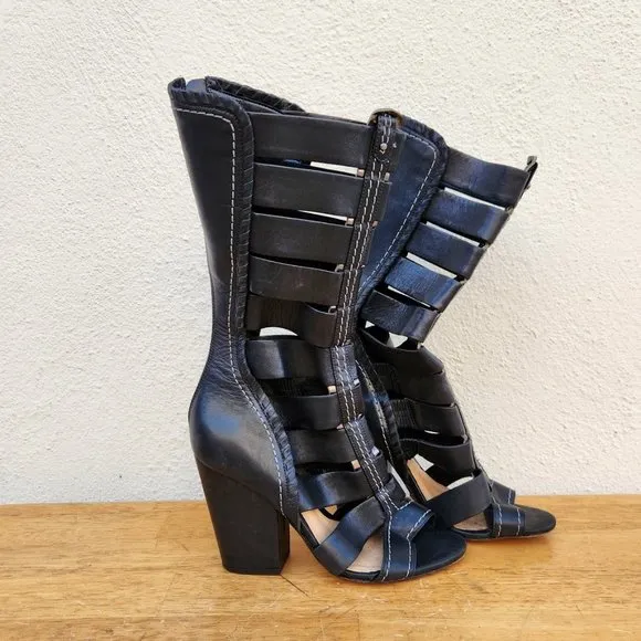 Schutz Celestre Caged Gladiator Boots