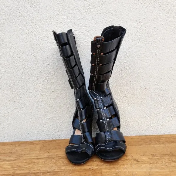 Schutz Celestre Caged Gladiator Boots