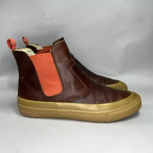 SeaVees Beyond And Back Boot Men's Size 11.5 Jeff Johnson Brown Leather Chelsea