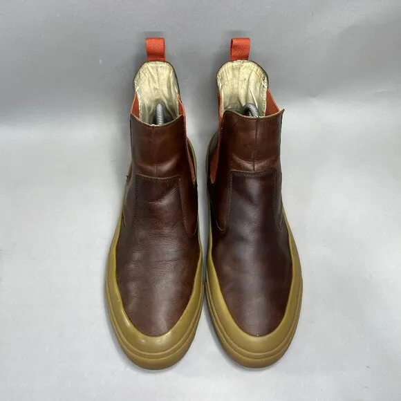 SeaVees Beyond And Back Boot Men's Size 11.5 Jeff Johnson Brown Leather Chelsea