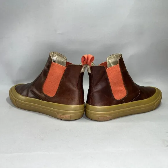 SeaVees Beyond And Back Boot Men's Size 11.5 Jeff Johnson Brown Leather Chelsea