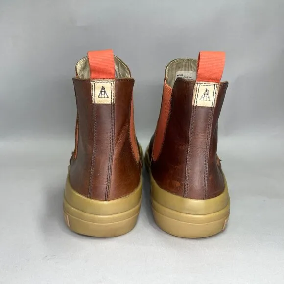 SeaVees Beyond And Back Boot Men's Size 11.5 Jeff Johnson Brown Leather Chelsea