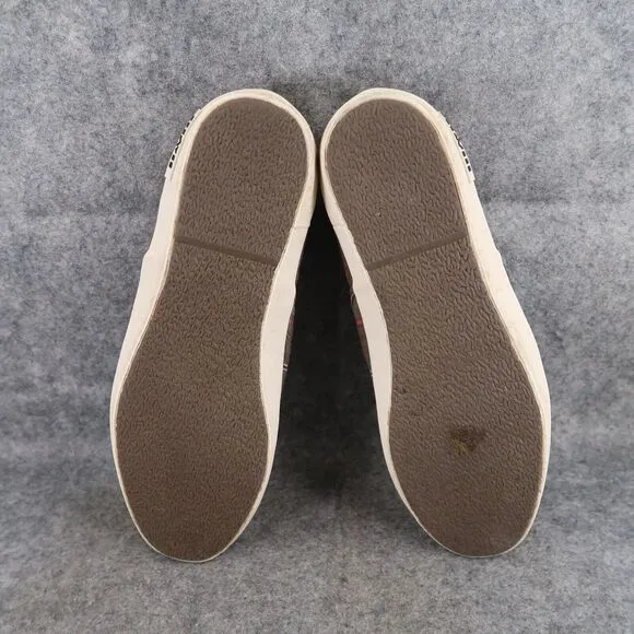 Seavees Shoes Mens 10.5 Slip On Sneakers Loafers Baja Casual Plank Brown Poplin
