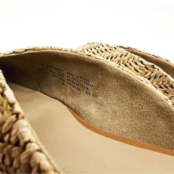 Seychelles Quintessential Natural Raffia Woven Mules | Size 6