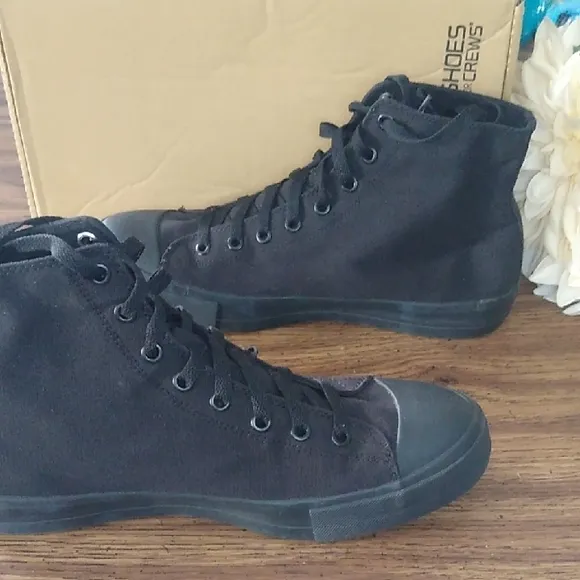 Shoes For Crews Black High-Top Sneakers