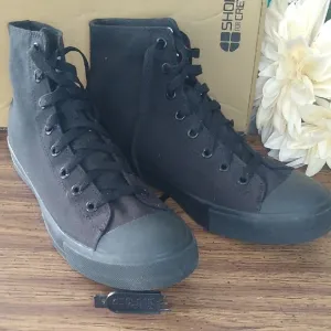 Shoes For Crews Black High-Top Sneakers