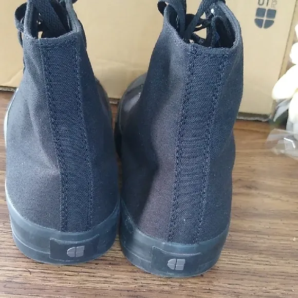 Shoes For Crews Black High-Top Sneakers