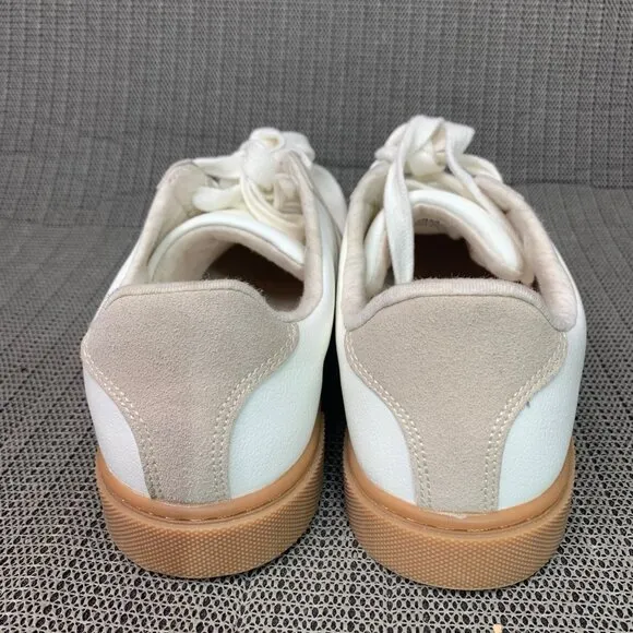 Sincerely Jules Womens Size 9M Bailey Sneakers Beige/White