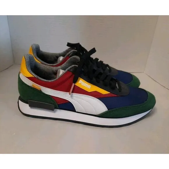 Size 11 - Puma Black Fives Future Rider Sneakers 382335-01