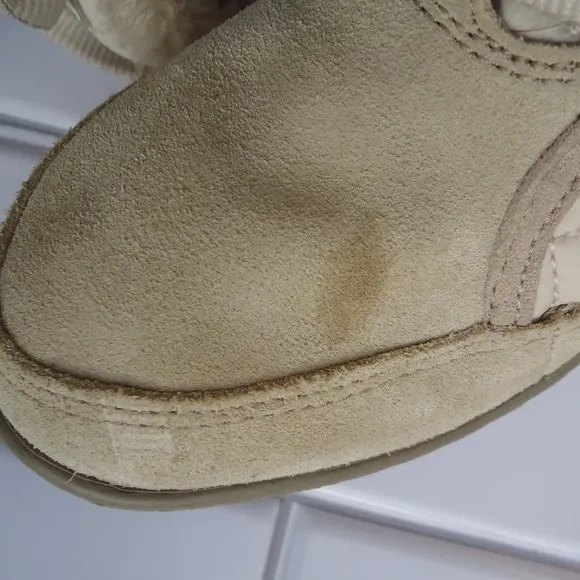 SIZE 6. COLUMBIA omni-grip crystal shorty winter snow boots.