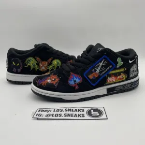 Size 6.5 - Nike SB Dunk Low Pro QS Black/Multicolor/White 2022 (DQ4488-001)