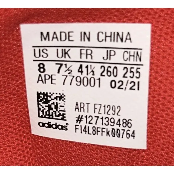Size 8‎ ADIDAS Harden Vol 5 Future Red Natural McDonalds All American FZ1292