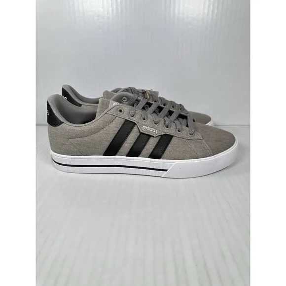 Size 9 Adidas Shoes Sneakers Mens Grey Daily 3.0 Sportswear FW3270 NEW