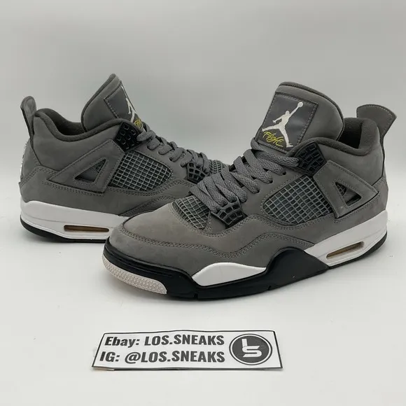 Size 9 - Jordan 4 Retro Low Cool Grey (308497-007)