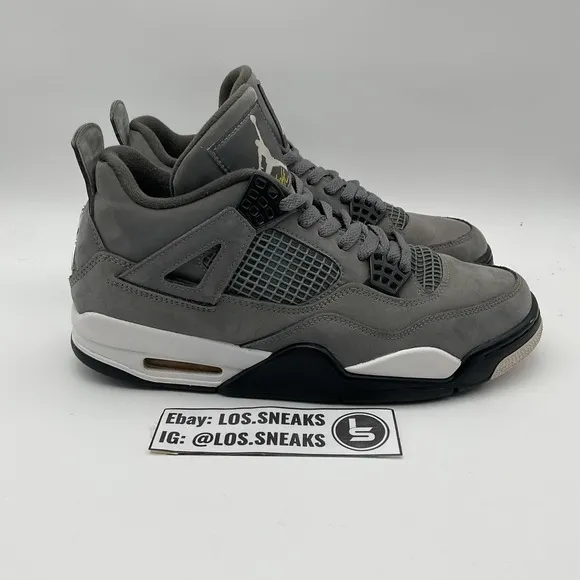 Size 9 - Jordan 4 Retro Low Cool Grey (308497-007)
