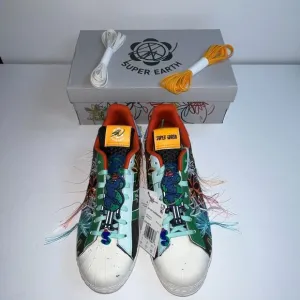 Size 9.5 Mens Superearth Adidas Original Sean Wotherspoon Superstar Style GX3823