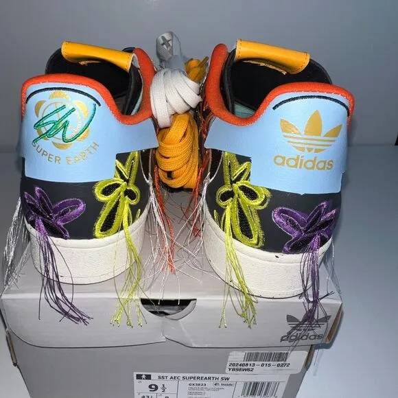 Size 9.5 Mens Superearth Adidas Original Sean Wotherspoon Superstar Style GX3823