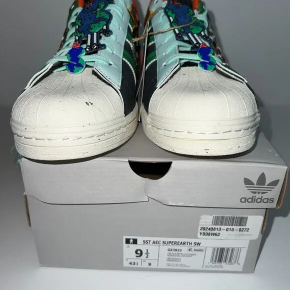 Size 9.5 Mens Superearth Adidas Original Sean Wotherspoon Superstar Style GX3823
