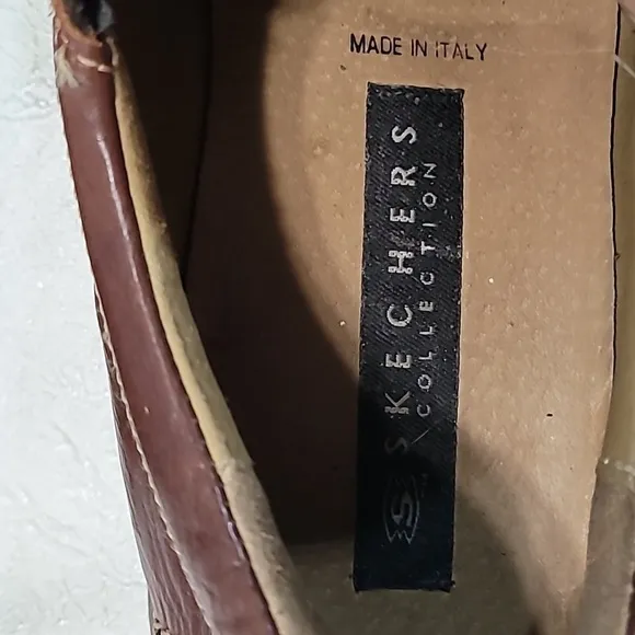 Skechers Men's Leather Loafers Size 11