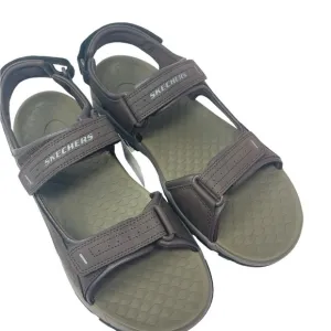 Skechers Men’s Size 13 Relaxed Fit Tresman Garo Brown Sandals New