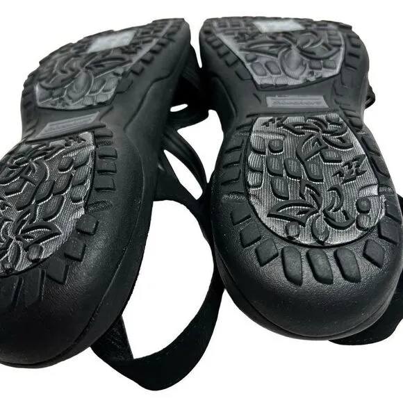 Skechers NWOT black reggae slim sunnyside memory foam walking sandals size 11