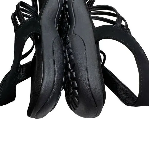 Skechers NWOT black reggae slim sunnyside memory foam walking sandals size 11