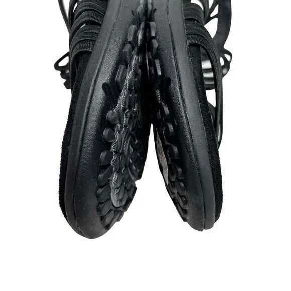 Skechers NWOT black reggae slim sunnyside memory foam walking sandals size 11