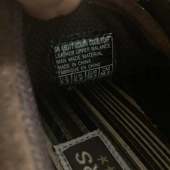 Skechers Toffee Brown Leather Sneaker Loafers Sz 9.5