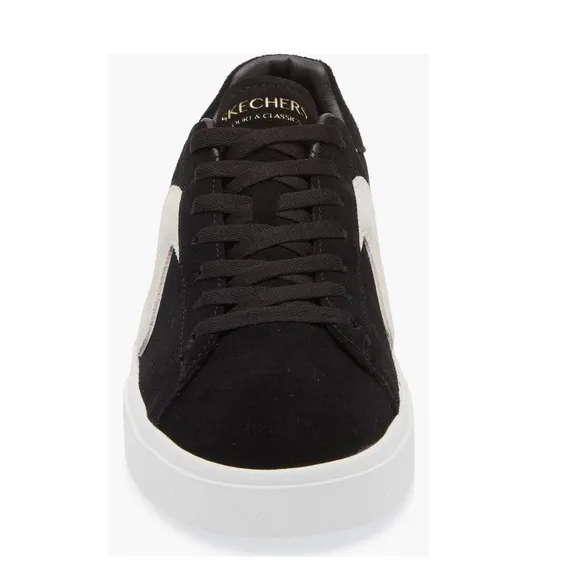 Sketchers Court &amp; Classics Eden XL Low Top Sneakers Black &amp; White Men’s Size 10