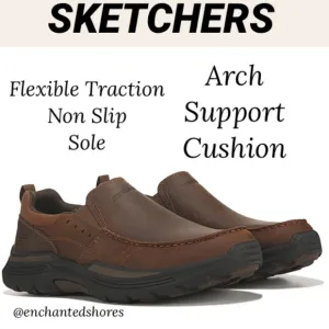 Sketchers Relaxed Fit Air Cooled Memory Foam Work Goga Mat Arch Comfort Loafers