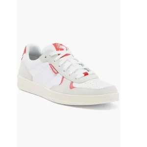 Sketchers Street Wear New Wave Low Top Leather Sneaker White &amp; Red Men’s Size 11
