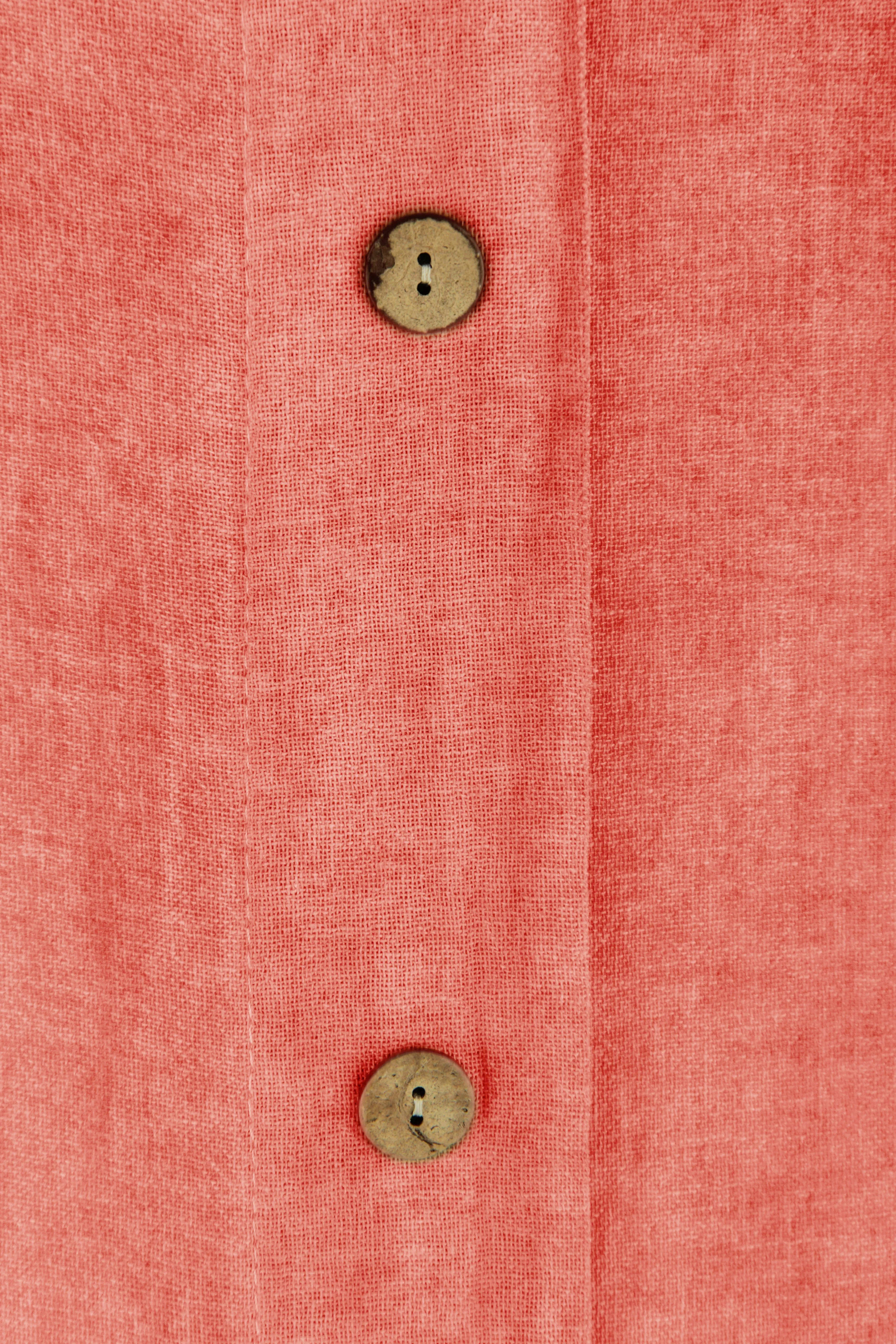Sleeveless Button Back Linen Dress