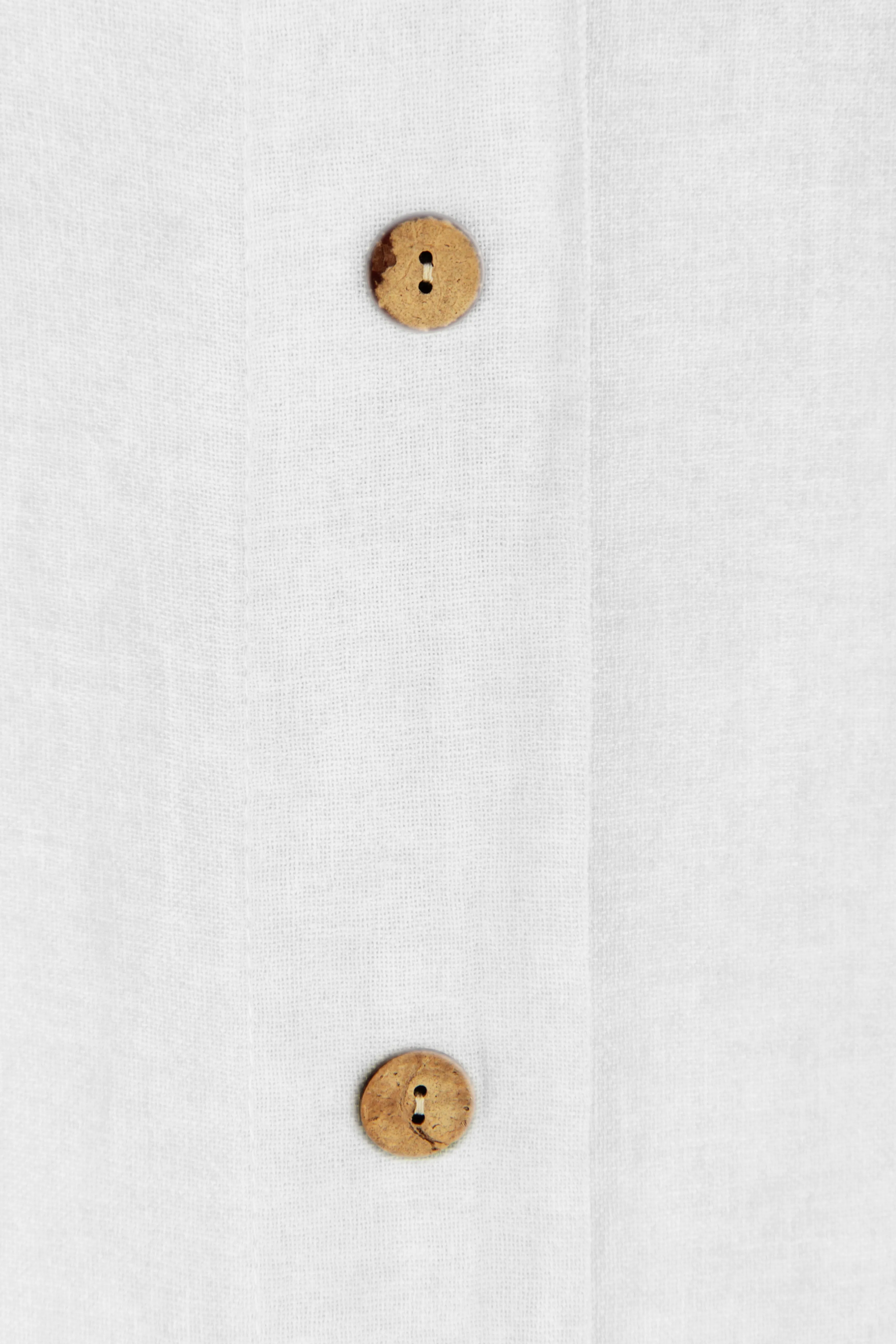 Sleeveless Button Back Linen Dress