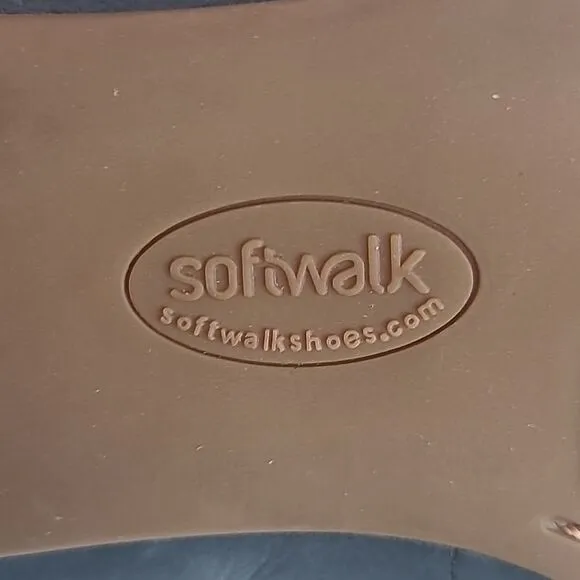 SOFTWALK Sonoma Flats Blue Leather NWOB Size 10M