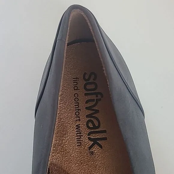 SOFTWALK Sonoma Flats Blue Leather NWOB Size 10M