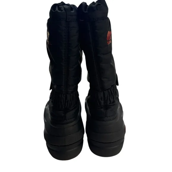 SOREL Big Kids Size 5 Warm Winter Snow Boots Flurry Youth Boot Waterproof Red
