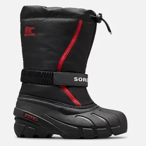 SOREL Big Kids Size 5 Warm Winter Snow Boots Flurry Youth Boot Waterproof Red