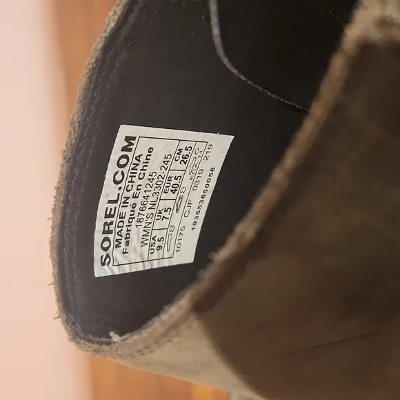 Sorel Blake Waterproof Ankle‎ Boots Platform Gray