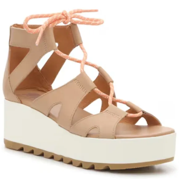 SOREL Cameron Flatform Lace Wedge Sandals