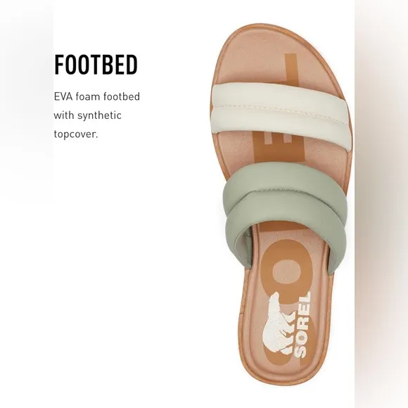 Sorel Ella™ II Puff Slide, Safari Chalk 9