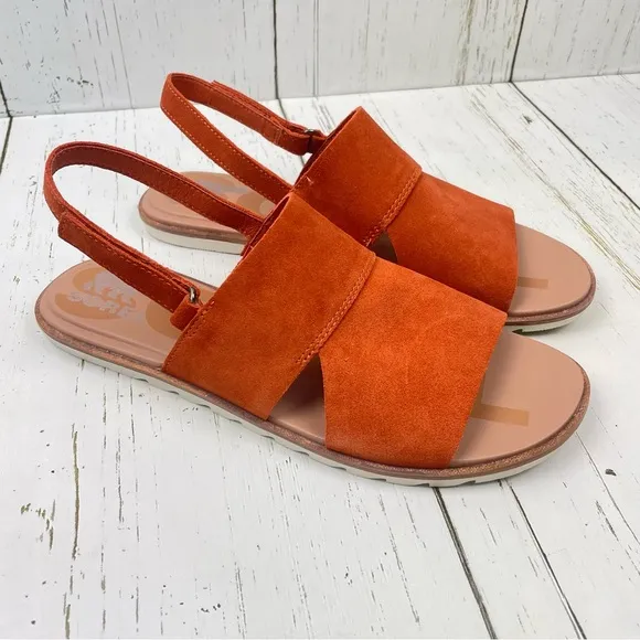 Sorel Ella‎ ll Slingback Suede Leather Sandals