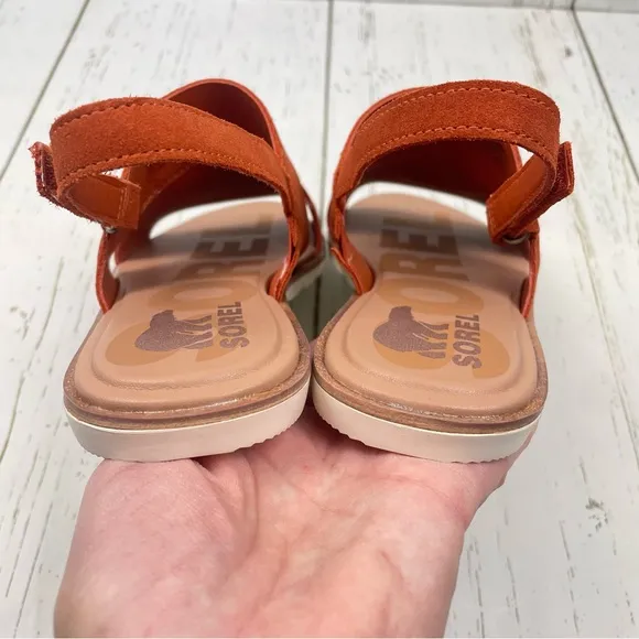 Sorel Ella‎ ll Slingback Suede Leather Sandals