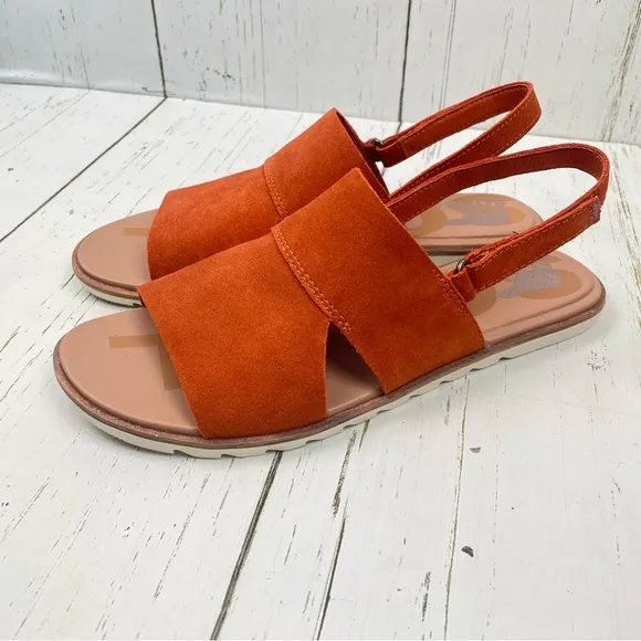 Sorel Ella‎ ll Slingback Suede Leather Sandals