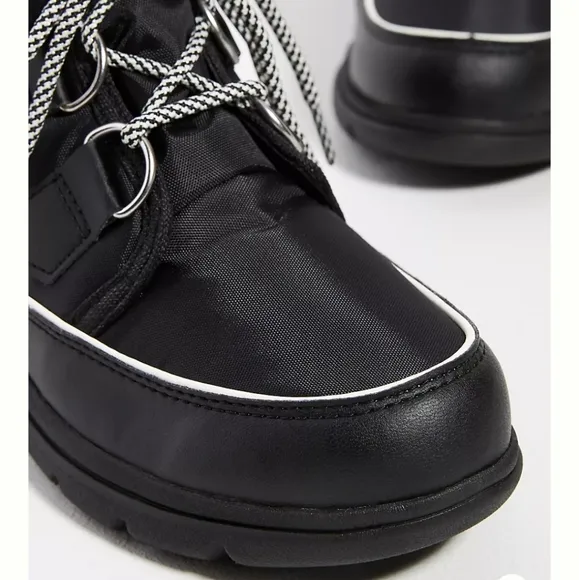 Sorel Explorer Carnival black weather boots