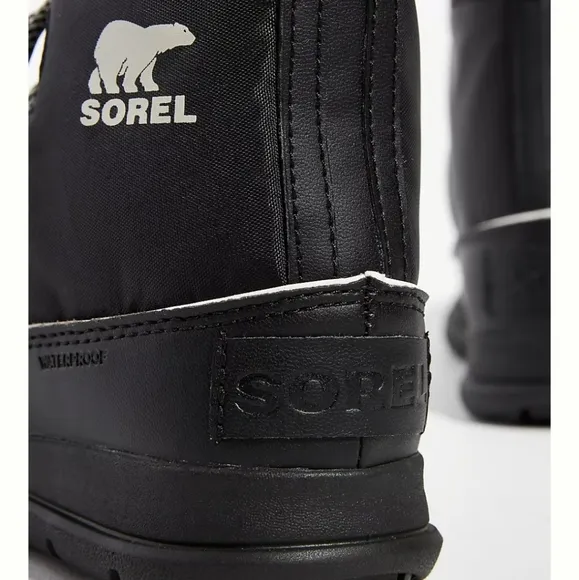 Sorel Explorer Carnival black weather boots