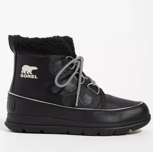 Sorel Explorer Carnival black weather boots